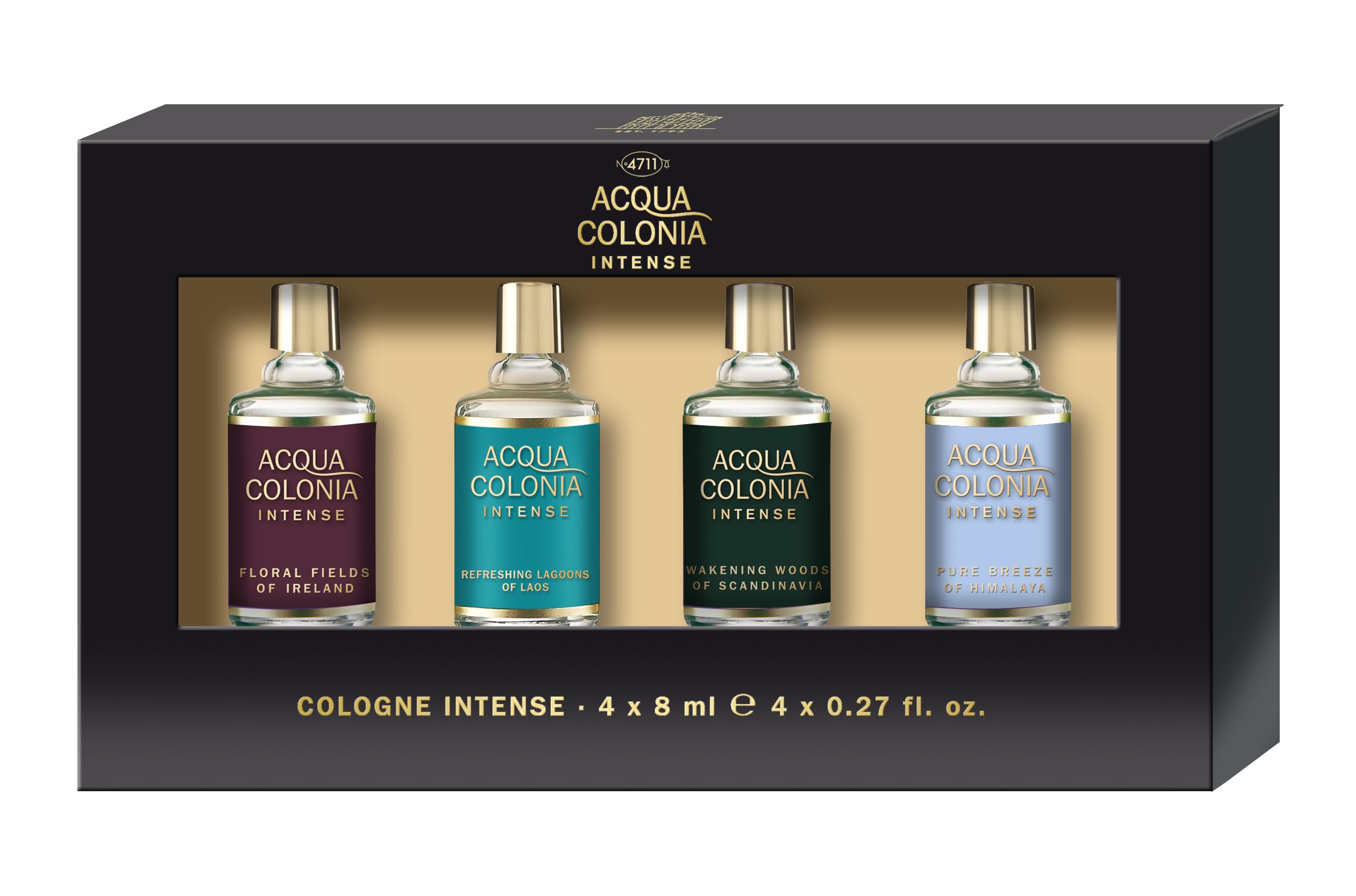 ACQUA COLONIA COLOGNE INTENSE 4本セット Acqua Colonia 4711 Intense Miniature Set 4 x 8 ml - Limited
